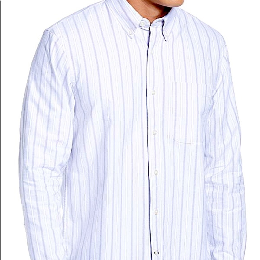 👔Men’s 2-ply Pinpoint Oxford Cotton Button Down